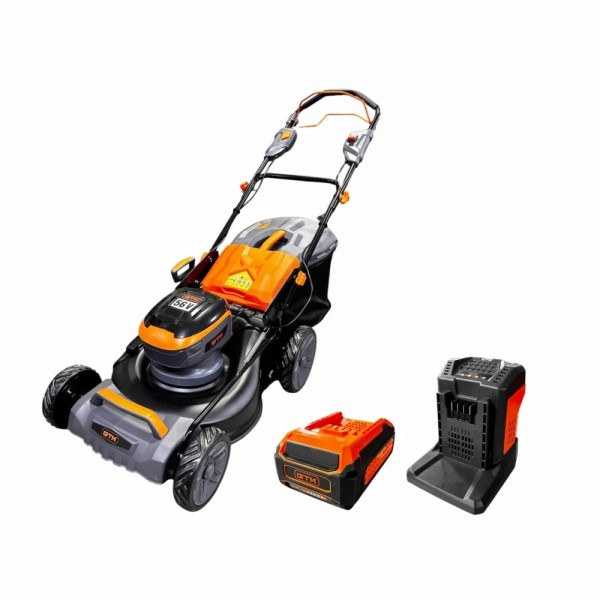 Газонокосарка акумуляторна GTM LM56/480SP-V KIT самохідна 56В + АКБ та ЗУ (LM56/480SP-V_KIT) Газонокосарка акумуляторна GTM LM56/480SP-V KIT самохідна 56В + АКБ та ЗУ (LM56/480SP-V_KIT)