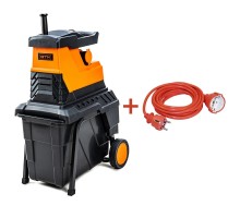 Садовий подрібнювач GTM MS2800/45 KIT + подовжувач 10м (MS2800/45_KIT+ext.cord)
