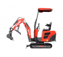 Мініекскаватор гусеничний GTM G-Tex 800 800кг/1,4м гл.копання/дизель 10,2к.с