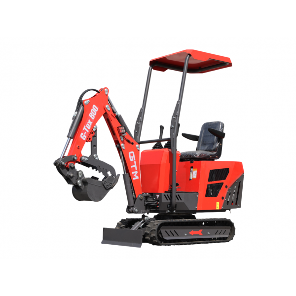 Миниэкскаватор гусеничный GTM G-Tex 800 800кг/1,4м гл.копание/дизель 10,2л.с