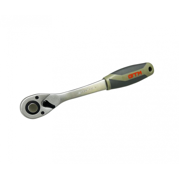 Трещітка 1/2" 72 зуба 250мм вигнута