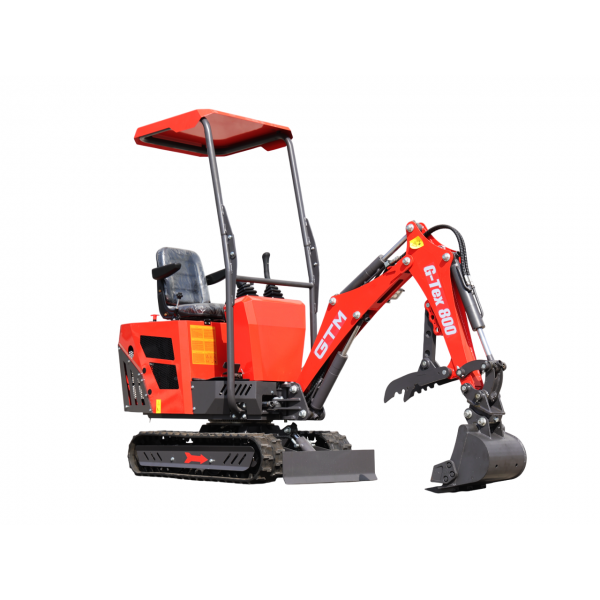 Миниэкскаватор гусеничный GTM G-Tex 800 800кг/1,4м гл.копание/дизель 10,2л.с
