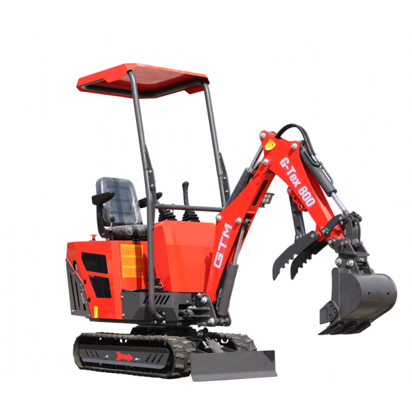Миниэкскаватор гусеничный GTM G-Tex 800 800кг/1,4м гл.копание/дизель 10,2л.с
