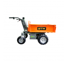 Тележка строительная самоходная на колесах (дампер) 500кг/акк.32Ah