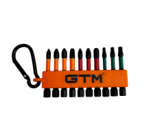 Набір біт ударних 10 од. 50мм з карабіном