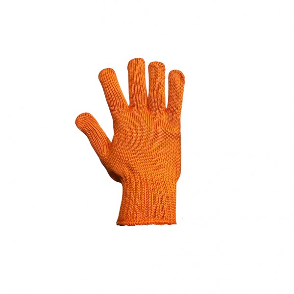 Перчатки трикотажные оранжевые ТМ GTM LUX 5612