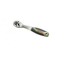 Трещітка 1/4" 72 зуба 150мм вигнута