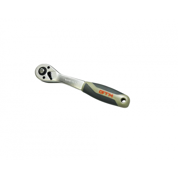 Трещітка 1/4" 72 зуба 150мм вигнута