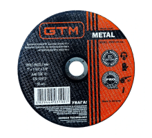 Круг отрезной GTM 180*1.6*22 сталь (GTM_180_16_22)