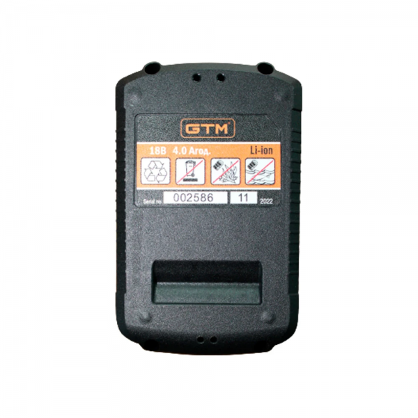 Акумулятор Li-Ion GTM B18V/4Аh 18 В 4 А*год 