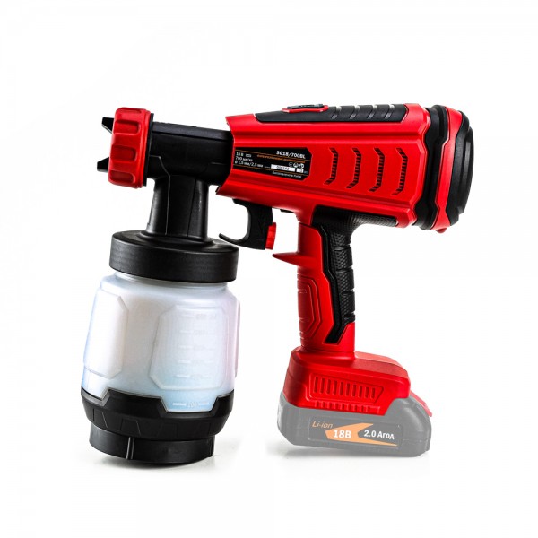 Фарбопульт акумуляторний GTM SG18/700BL + АКБ і ЗП (SG18/700BL_KIT) Фарбопульт акумуляторний GTM SG18/700BL + АКБ і ЗП (SG18/700BL_KIT)