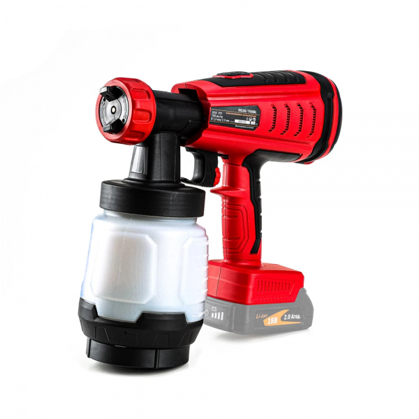 Фарбопульт акумуляторний GTM SG18/700BL + АКБ і ЗП (SG18/700BL_KIT) Фарбопульт акумуляторний GTM SG18/700BL + АКБ і ЗП (SG18/700BL_KIT)