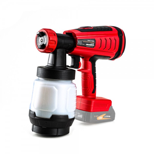 Фарбопульт акумуляторний GTM SG18/700BL + АКБ і ЗП (SG18/700BL_KIT) Фарбопульт акумуляторний GTM SG18/700BL + АКБ і ЗП (SG18/700BL_KIT)