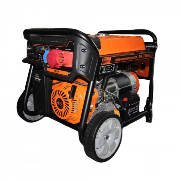 Генератор бензиновый 7 кВт GTM DK7500-L-3 со встроенным АВР