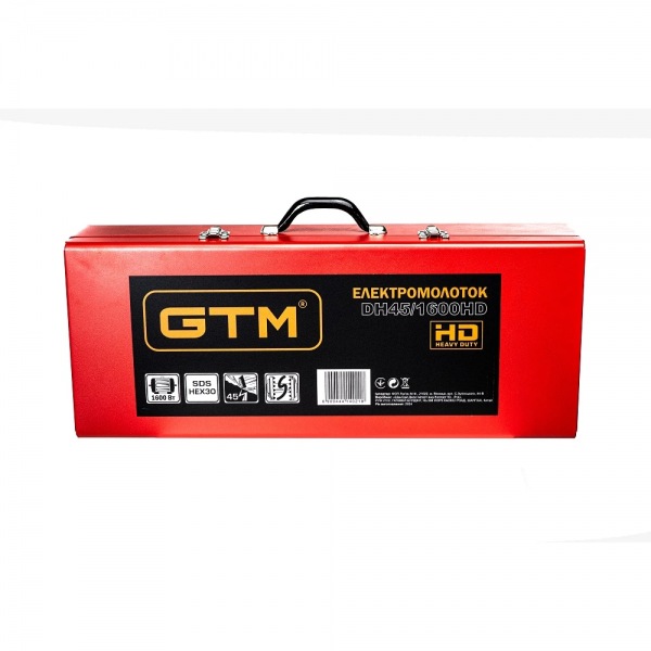 Відбійний молоток GTM DH45/1600HD Відбійний молоток GTM DH45/1600HD