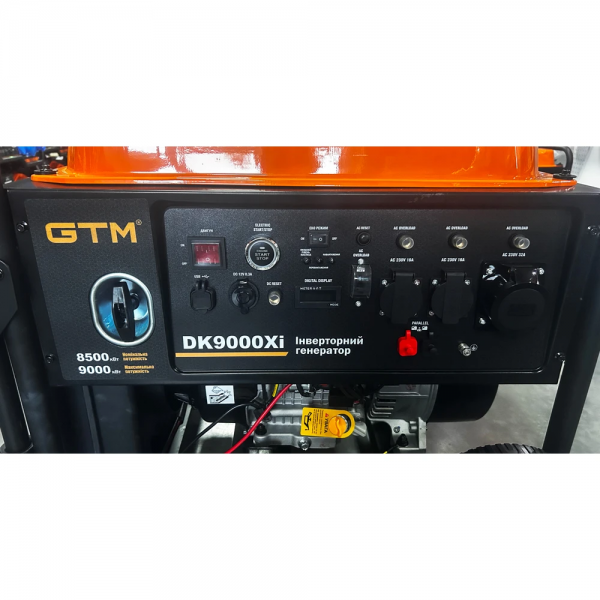 Генератор инверторный 8.5 кВт GTM DK9000Xi с электростартом (DK9000Xi)