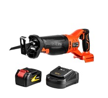 Акумуляторна шабельна пила GTM RS18/150BL безщіткова + АКБ і ЗП (RS18/150BL_KIT)
