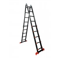 Лестница-трансформер телескопическая GTM KMP405D 4*5 алюминиевая 5.15 м