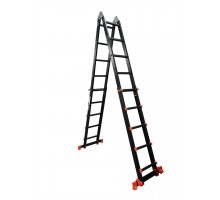 Лестница-трансформер телескопическая GTM KMP405D 4*5 алюминиевая 5.15 м