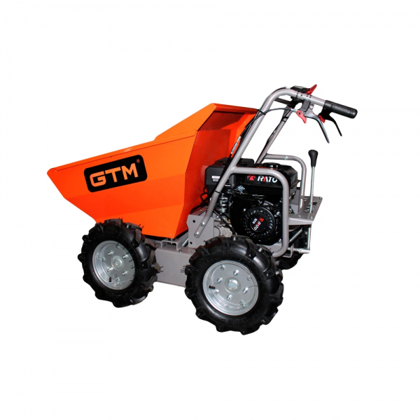 Самоходная строительная тележка думпер GTM T30 300 кг на колесах. Самоходная строительная тележка думпер GTM T30 300 кг на колесах.