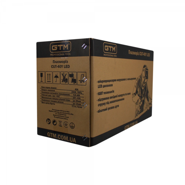 Апарат плазмової різки GTM CUT-40 Y LED Апарат плазмової різки GTM CUT-40 Y LED