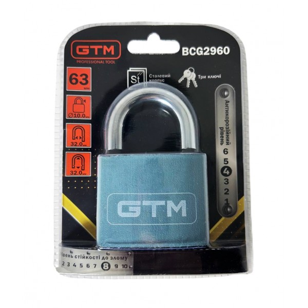 Навісний замок GTM BCG2960 60 мм Навісний замок GTM BCG2960 60 мм